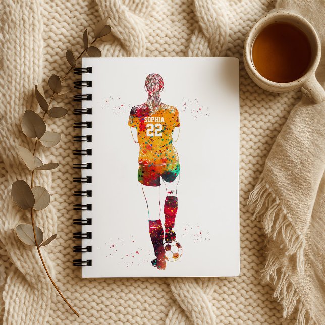 Female Soccer Player Notebook (Creator Uploaded)