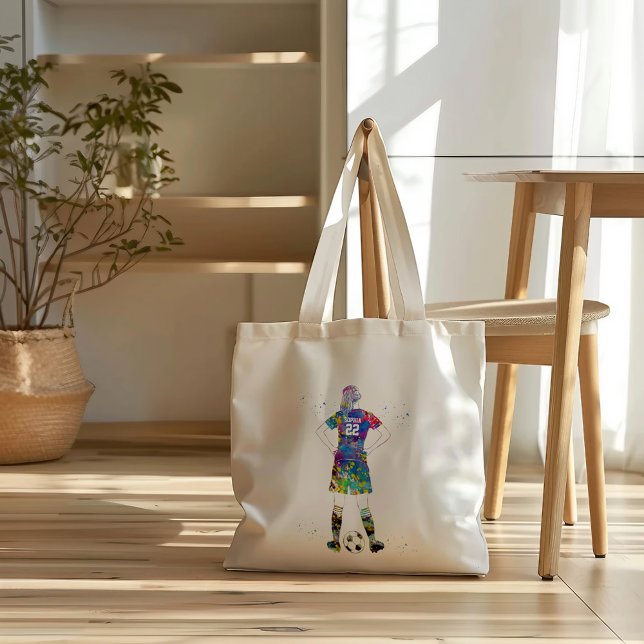Female Soccer Player  Tote Bag (Creator Uploaded)