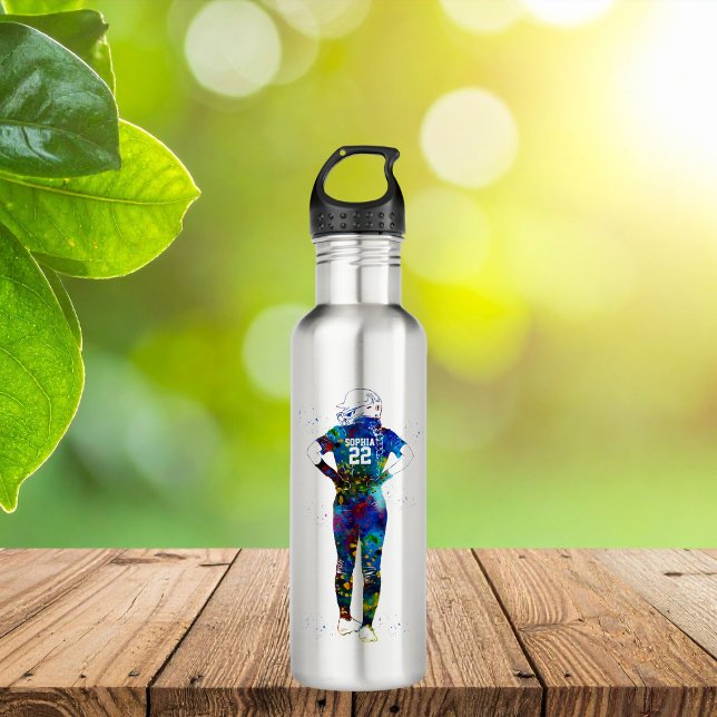 Female Softball Player 710 Ml Water Bottle (Creator Uploaded)