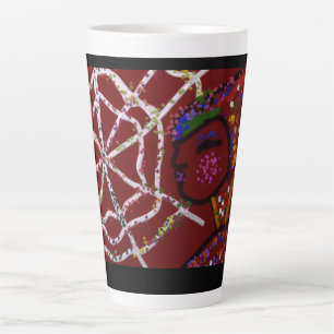 Female Spider Pharaoh Latte Mug