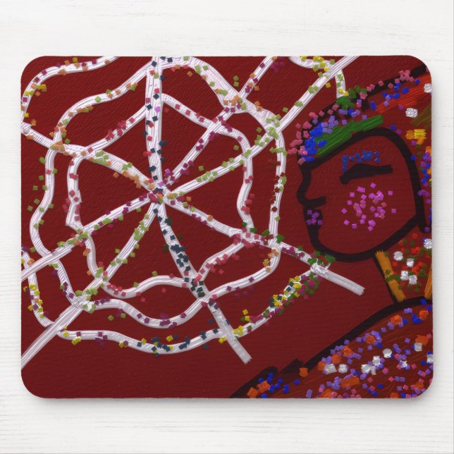 Female Spider Pharaoh  Mouse Mat (Front)