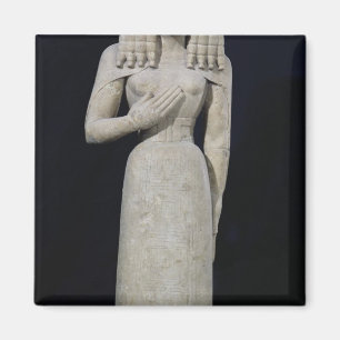 Female statue, known as the Auxerre Goddess Magnet