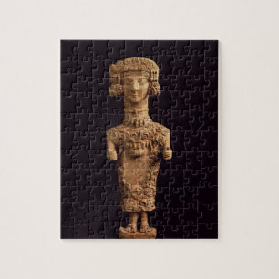 Female statuette on a plinth, Puig des Molins necr Jigsaw Puzzle