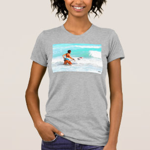 Female Surfer T-Shirt HAMbWG