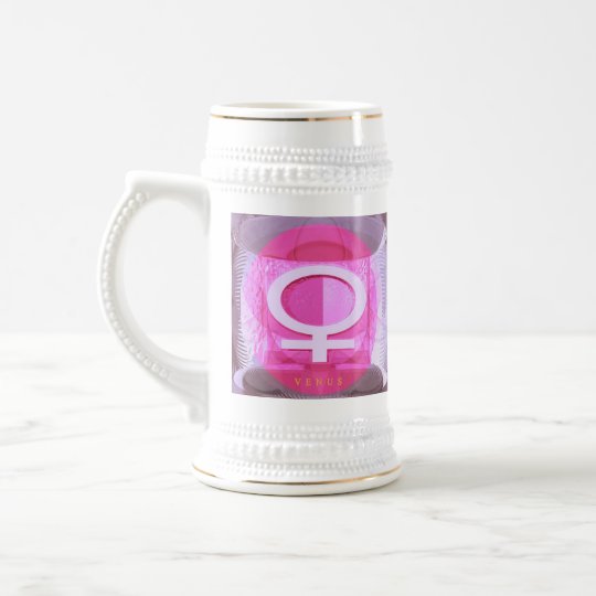 Female Symbol - Ladies are from Venus Beer Stein