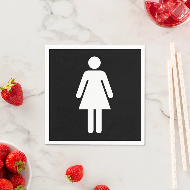 Female Symbol Paper Napkins (Creator Uploaded)