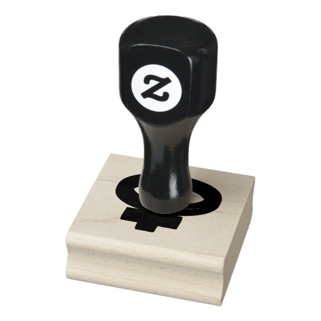 FEMALE SYMBOL RUBBER STAMP (Stamp)