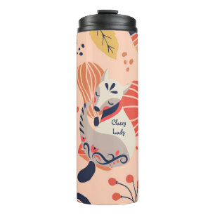 Female Teacher Gift CLASSY LADY Hygge Fox Thermal Tumbler