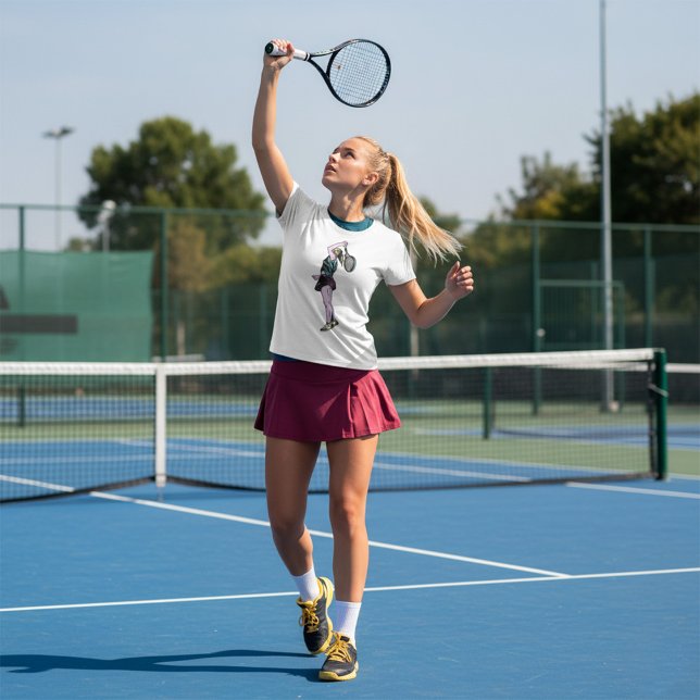 Female Tennis Player Girls T-Shirt (Creator Uploaded)