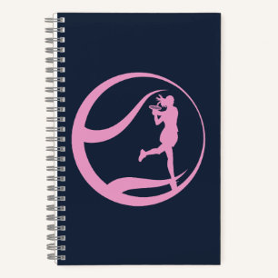 Female Tennis Player Notebook