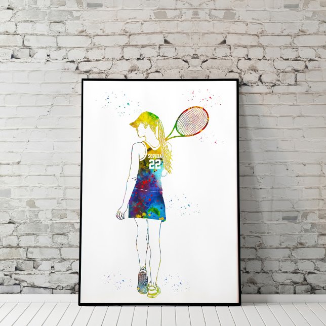 Female Tennis Player Poster (Creator Uploaded)