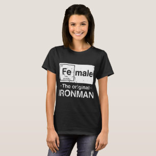 Female The Original Ironman Chemistry Tshirt