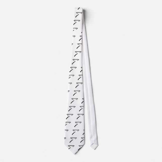 Female trampolinist tie (Front)