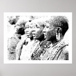 Female Tribal Ceremony Poster