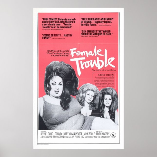 Female Trouble Poster (Front)