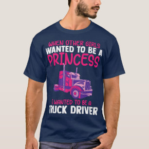 Female Truck Driver Girl Trucker Haulier Transport T-Shirt