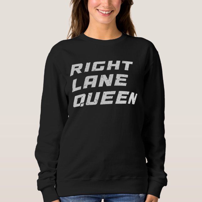 Female truck driver sweatshirt (Front)