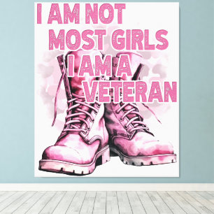 Female Veteran Canvas Print
