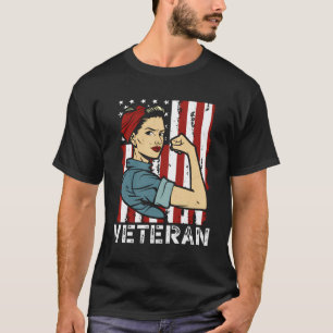 Female Veteran Veteran'S Day Us Veteran T-Shirt