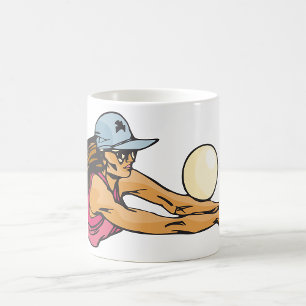 Female Volleyball Player Coffee Mug