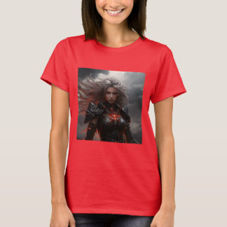 female warrior thunder and lightning T-Shirt