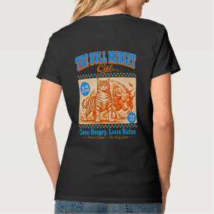 Female Wealth Mindset Bull Market Cat T-Shirt