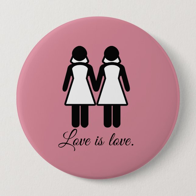 FEMALE WEDDING LOVE -.png 10 Cm Round Badge (Front)