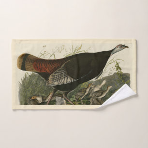 Female Wild Turkey from Audubon's Birds of America Bath Towel Set