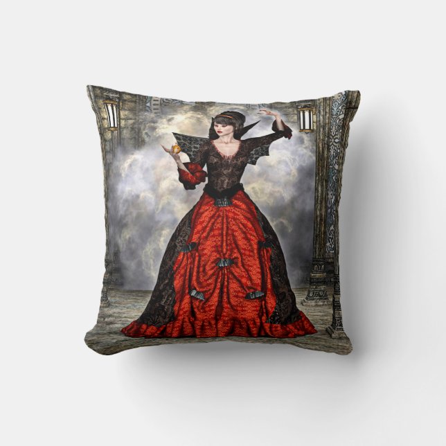 Female Wizard Cushion (Front)