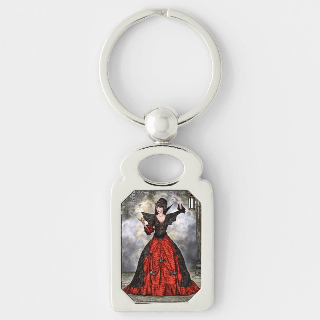 Female Wizard Key Ring (Front)