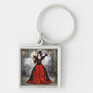 Female Wizard Key Ring