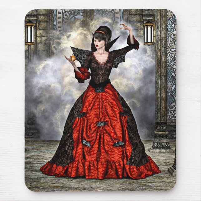 Female Wizard Mouse Mat (Front)