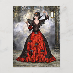 Female Wizard Postcard