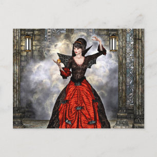 Female Wizard Postcard