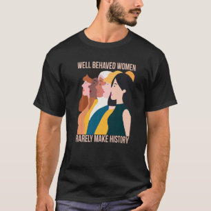 Female Womens Rights Female Empowerment Rainbow We T-Shirt