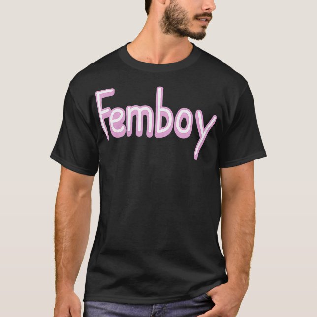Femboy Queer Gay Aesthetic LGBTQ MTF Genderqueer T-Shirt (Front)