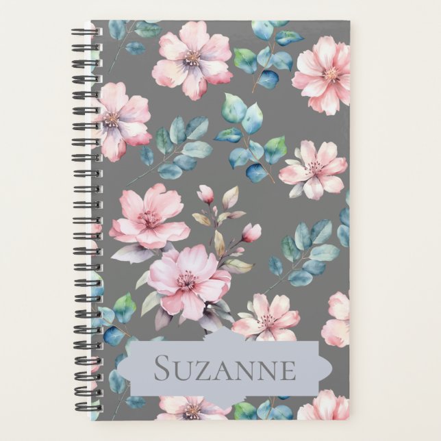 Feminin Floral Elegant Planner (Front)