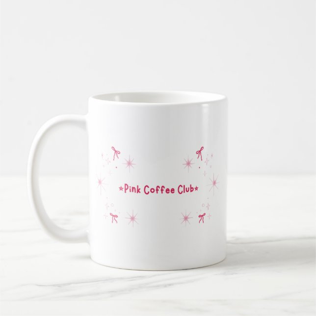 Feminine Aesthetic Coffee Cup (Left)