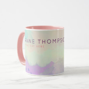 feminine & beauty watercolor mug