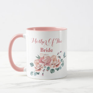 Feminine Blush mother of the bride Watercolor Mug
