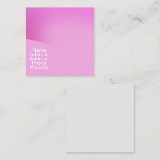 Feminine Business Card (Front/Back)