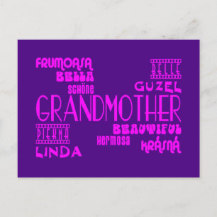 Feminine Chic : Beautiful Grandmothers & Grandmas Postcard