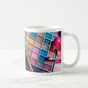 Feminine Colourful Makeup Artist Coffee Mug
