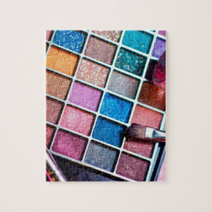 Feminine Colourful Makeup Artist Jigsaw Puzzle