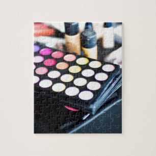 Feminine Colourful Makeup Artist Jigsaw Puzzle