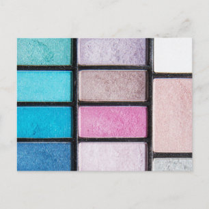 Feminine Colourful Makeup Artist Postcard