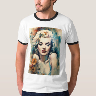 Feminine Elegance: Wearable Artistry T-Shirt