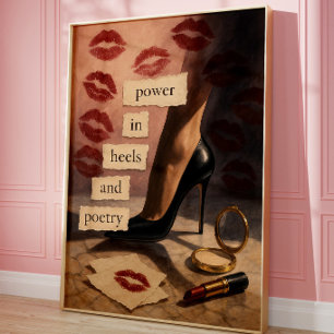 Feminine Empowerment Poster Fashion Quote Print
