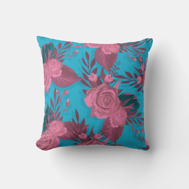 Feminine Floral Cushion (Front)