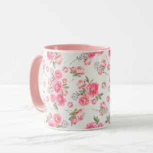 Feminine Floral Pattern Mug